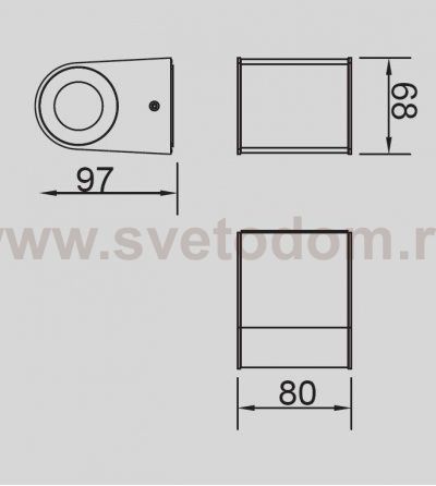 Светильник настенный Oasis Light W1890S