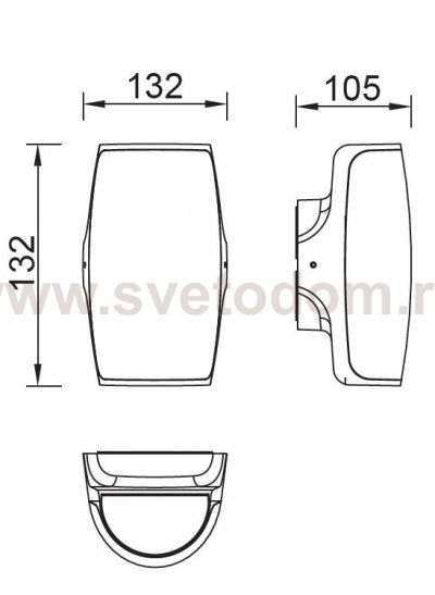 Светильник настенно-потолочный Oasis Light W1899