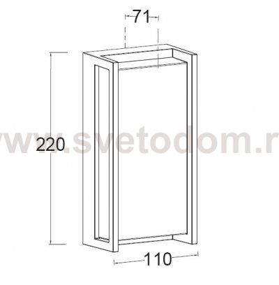 Светильник настенный Oasis Light W1930-3К