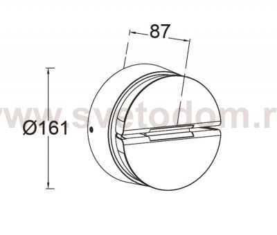 Светильник настенный,стороны независимо откидываются Oasis Light W1990