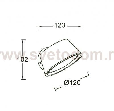 Светильник настенный Oasis Light W2886