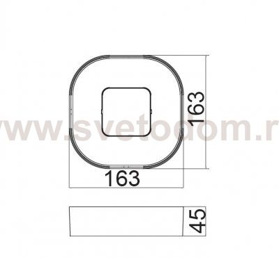 Светильник настенно-потолочный Oasis Light W3501S-3K