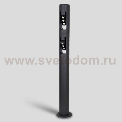 Светильник столб уличный 2 поворотных модуля Oasis Light W6142-2-1100