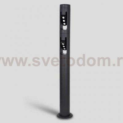 Светильник столб уличный 2 поворотных модуля Oasis Light W6142-2-1100