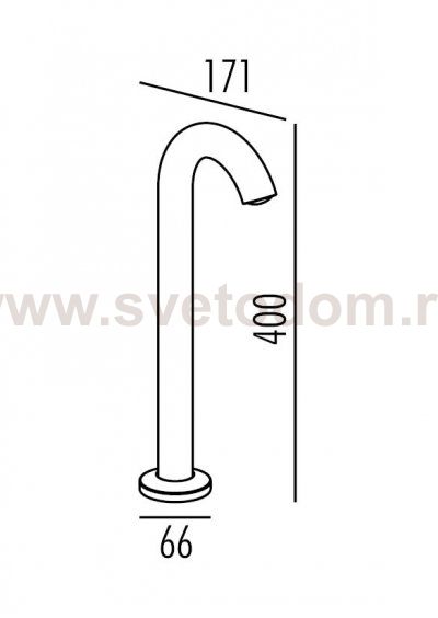 Светильник столб уличный Oasis Light W61863-400