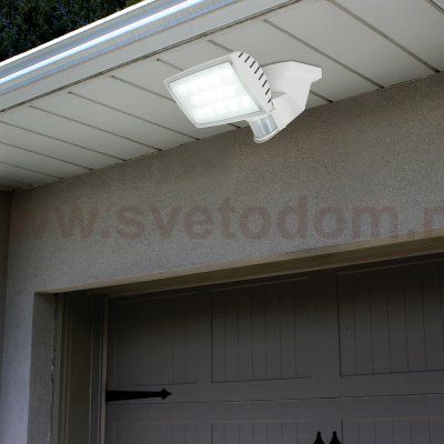 Прожектор настенный-потолочный с 1 поворотными модулями, датчиком движения/освещенности Oasis Light W6295