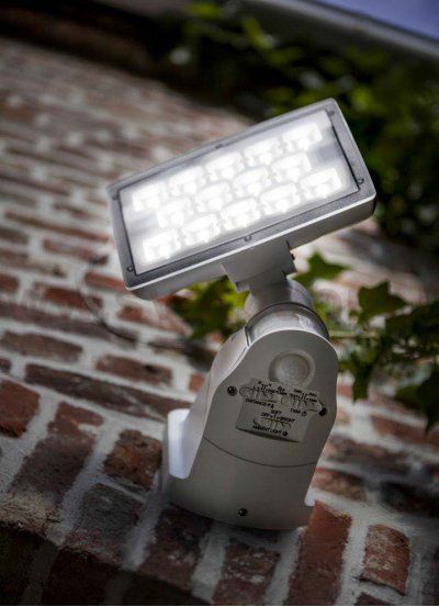 Прожектор настенный-потолочный с 1 поворотными модулями, датчиком движения/освещенности Oasis Light W6295