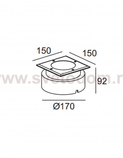 Светильник встраиваемый Oasis Light W77242