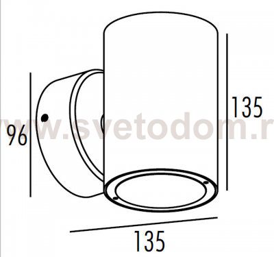 Светильник настенный Oasis Light W78108-Cob-3K