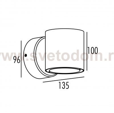 Светильник настенный Oasis Light W78109-Cob-3K