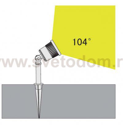 Прожектор ландшафтный на колышке Oasis Light W8091