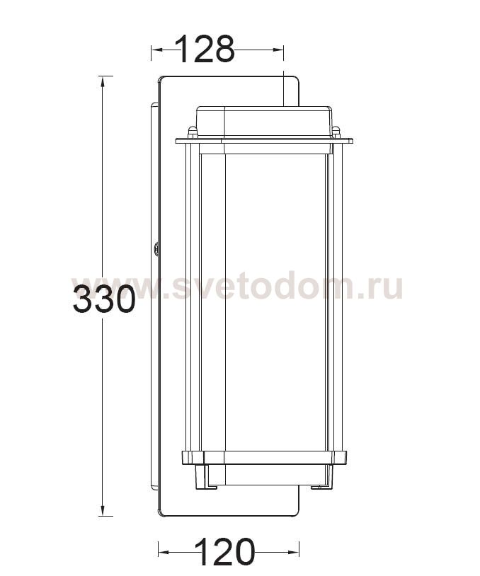 Светильник настенный Oasis Light W1859-3K Bl
