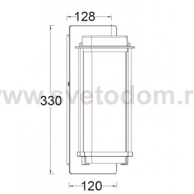 Светильник настенный Oasis Light W1859-3K Bl