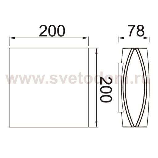 Светильник настенный Oasis Light W1869 S