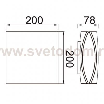 Светильник настенный Oasis Light W1869 S
