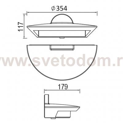 Светильник настенный Oasis Light W1880L Gr