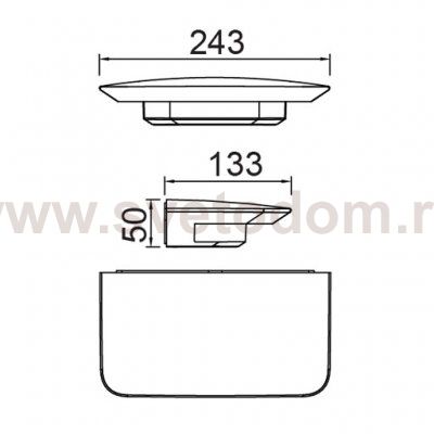 Светильник настенный Oasis Light W1881S S