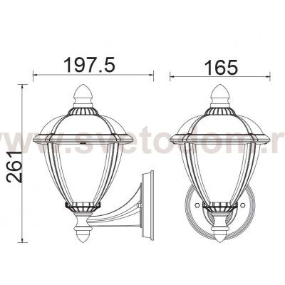 Светильник настенный Oasis Light W2601 Bl