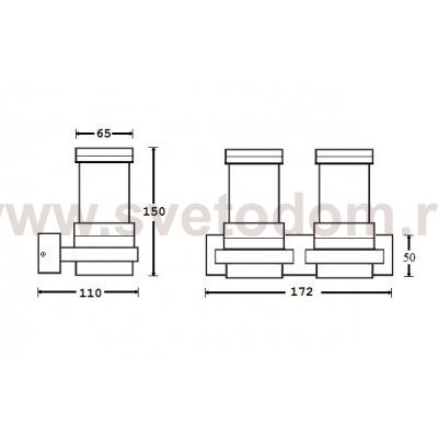 Светильник настенный Oasis Light W78025 Gb