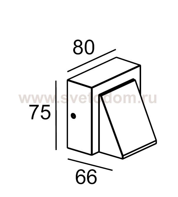 Светильник настенный Oasis Light W78029A Bl