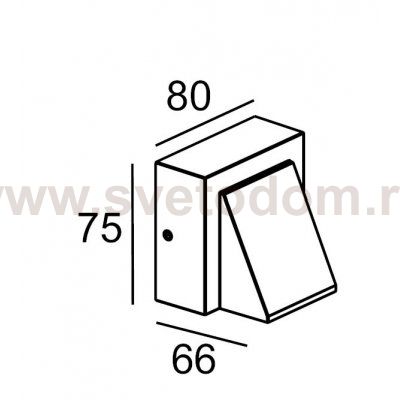Светильник настенный Oasis Light W78029A R