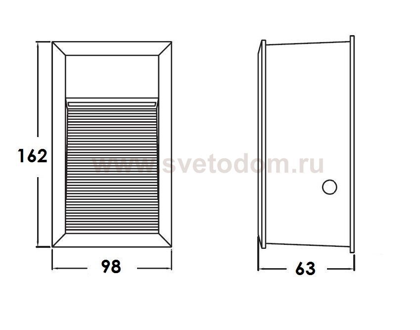 Светильник встраиваемый  Oasis Light W91485 W