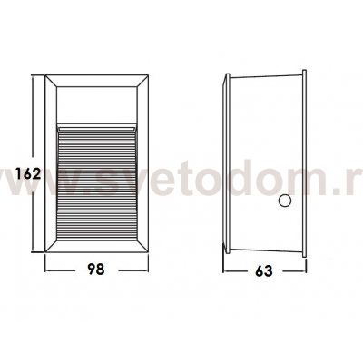 Светильник встраиваемый  Oasis Light W91485 W
