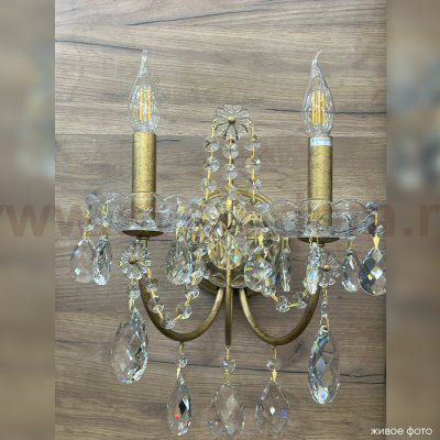 Светильник Crystal lux ODELIS AP2 GOLD