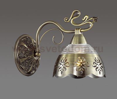 Светильник настенный бра Odeon light 3206/1W CAROLINA