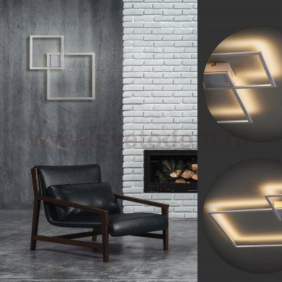 Настенно - потолочный светильник Odeon light 3558/30CL QUADROLED
