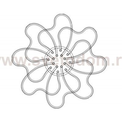 Люстра потолочная Omnilux OML-04307-160 Folgaria