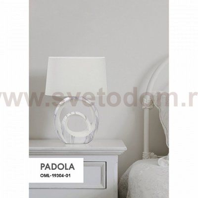 Настольная лампа Omnilux OML-19304-01 Padola