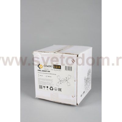 Люстра потолочная Omnilux OML-28607-04 Calenzano
