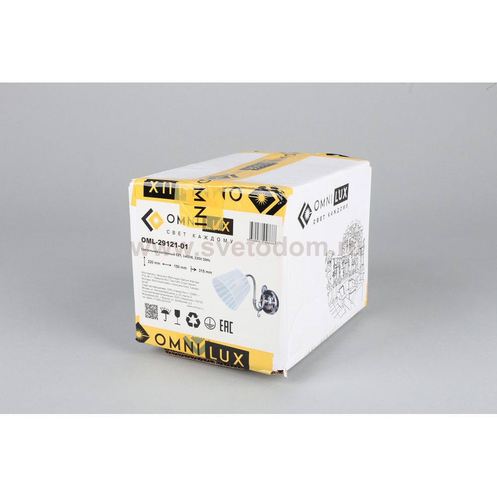 Светильник настенный (Бра) Omnilux OML-29121-01 Leonessa