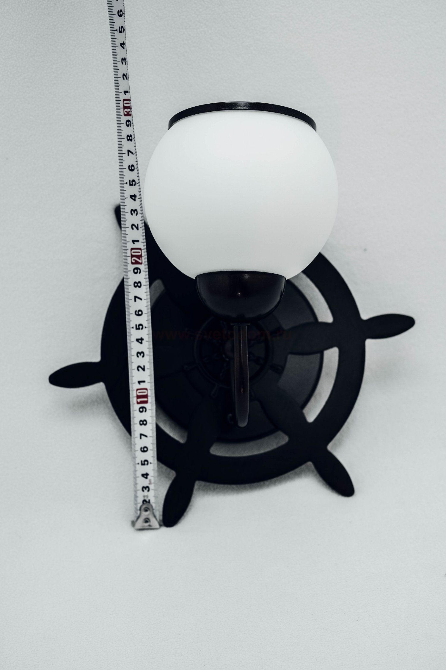 Светильник бра Omnilux OML-50501-01 Fronteira с черным ободом