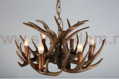 Люстра рога оленя Omnilux OML-52103-06