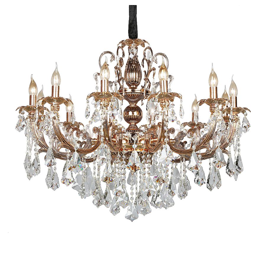 Люстра подвесная хрустальная Omnilux OML-77723-12 Grosseto