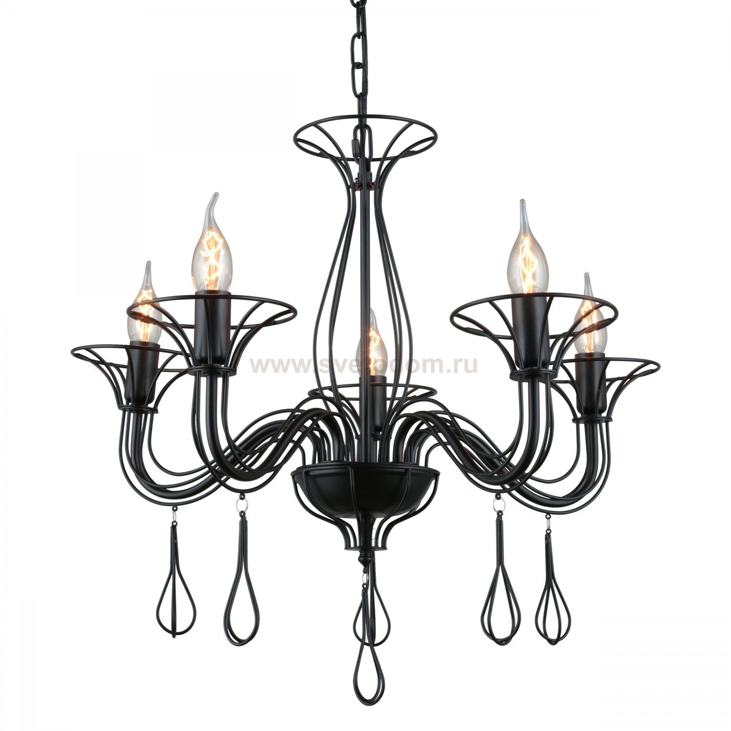 Люстра подвесная Omnilux OML-92403-05 Saronno