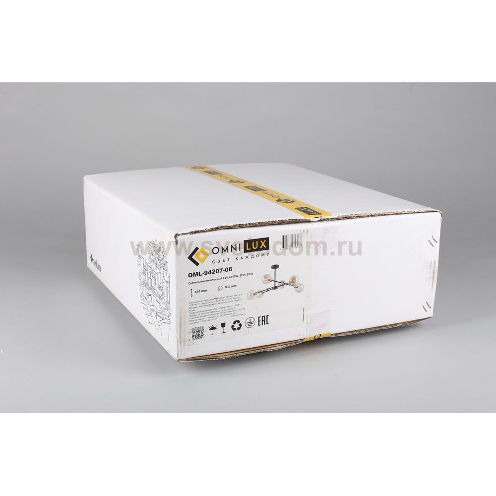 Люстра потолочная Omnilux OML-94207-06 Fasano