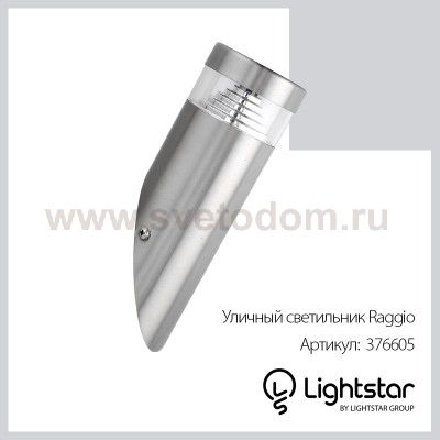 Светильник светодиодный уличный Lightstar 376605 Raggio
