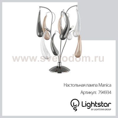 Настольная лампа Lightstar 794934 Manica