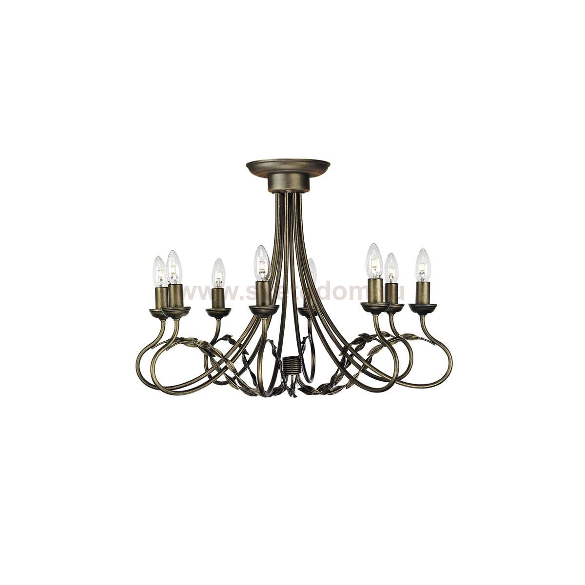 Люстра Natural concept OV5 BLK/GOLD OLIVIA