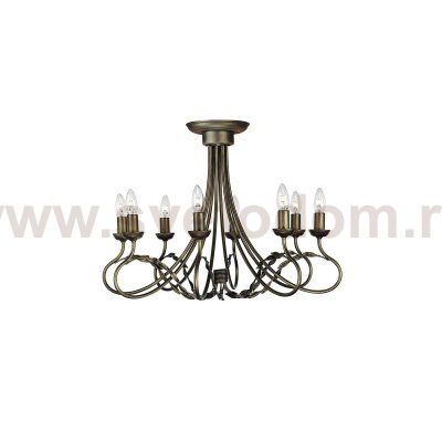 Люстра Natural concept OV5 BLK/GOLD OLIVIA
