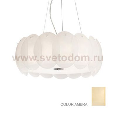 Люстра Ideal Lux OVALINO SP8 AMBRA