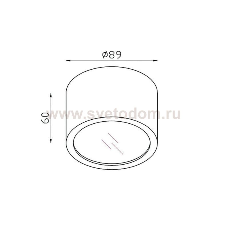 OX 42 черный светильник потолочный Italline