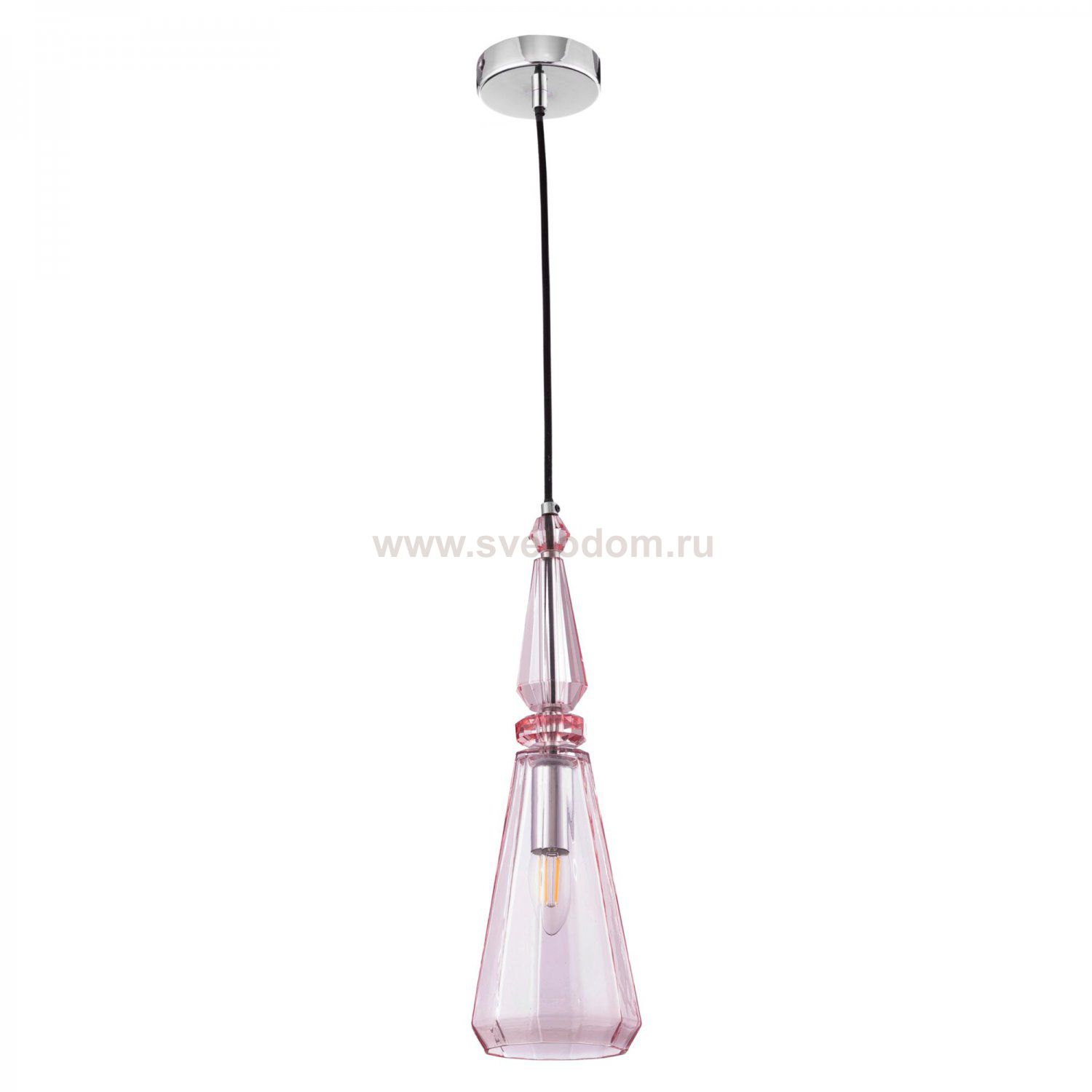 Светильник подвесной Maytoni P028PL-01PN розовый