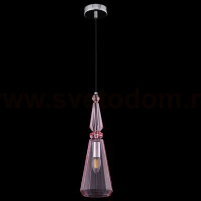 Светильник подвесной Maytoni P028PL-01PN розовый