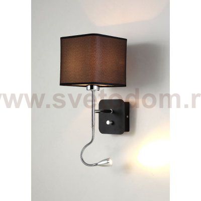 Светильник бра Crystal Lux PACO AP2 CHROME/BLACK (3461/402)