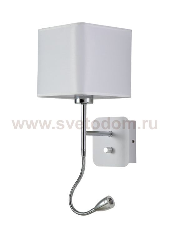 Светильник бра Crystal Lux PACO AP2 CHROME/WHITE (3460/402)