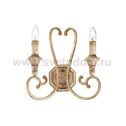 Светильник бра Ideal lux PALIO AP2 RUGGINE (93796)